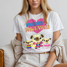 Load image into Gallery viewer, “Celebrate the Love Between a Mother and Her Pawsome Family” - Personalized Mom Shirt - Gift for Mom, Grandma, and Pet Lovers Shirts PopCulturePrints
