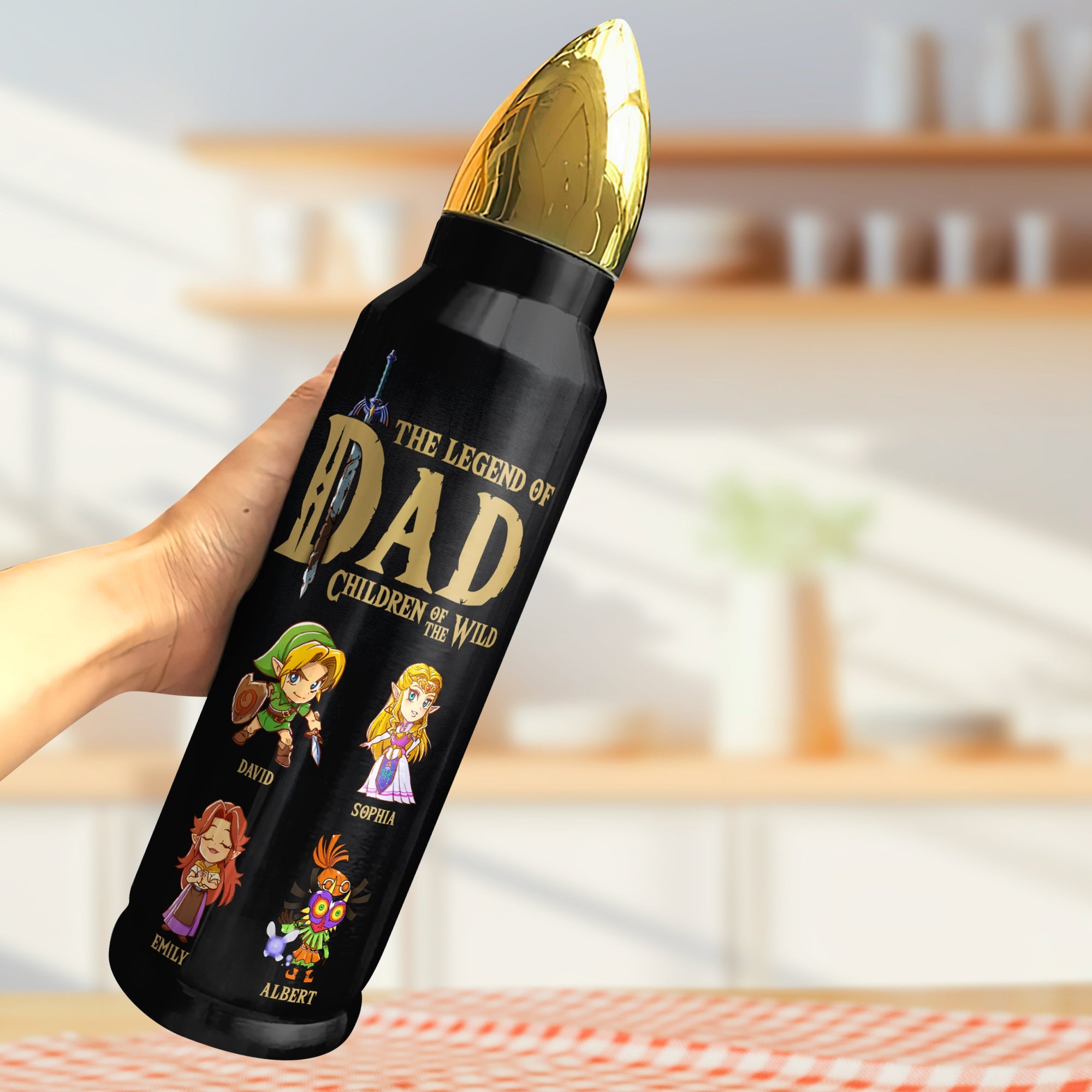 Legend of Dad Personalized Bullet Tumbler