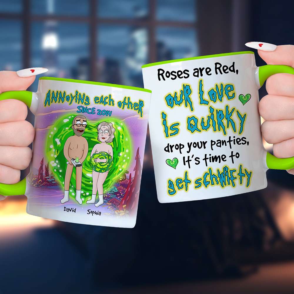 Funny Custom Couple Mug - Valentine's Day Gifts & Anniversary Gift Ideas Coffee Mug PopCulturePrints