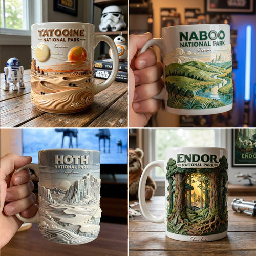 “Sip Your Adventure!” - National Park Coffee Mug - Personalized Coffee Gifts for Nature Lovers Coffee Mug PopCulturePrints