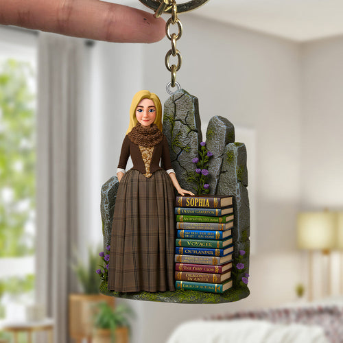 “For Every Book Lover” - Personalized Book Keychain - Custom Gift for Readers Keychains PopCulturePrints