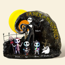 Load image into Gallery viewer, Embrace the Nightmare: Personalized Father of Nightmares Plaque - Custom Gift for Dads, Partners, and Friends Shaped Plaques PopCulturePrints
