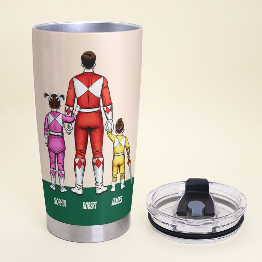 Personalized Superhero Dad Tumbler