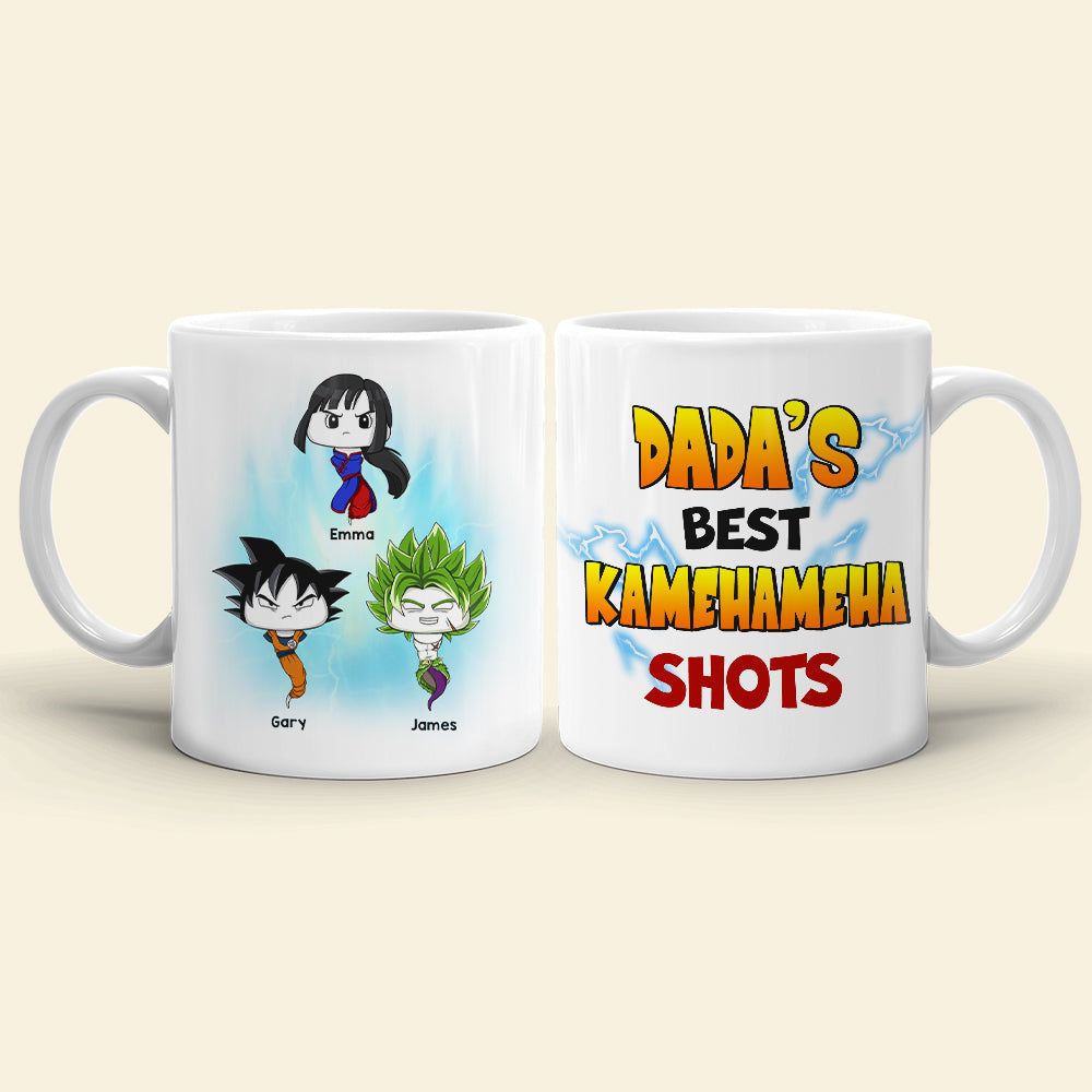 Dad's Ultimate Kamehameha Mug - Personalized Anime Gift Coffee Mug PopCulturePrints
