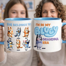 Load image into Gallery viewer, Celebrate Your Grandma's Love with Our Personalized 'In My Grandma Era' Accent Mug - Perfect Gift for Mom and Grandma Coffee Mug PopCulturePrints

