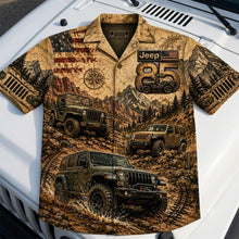 Load image into Gallery viewer, "Adventure Awaits: Celebrate 85 Years of Off-Roading with Style" - Personalized Hawaiian Shirt for Off-Road Lovers
