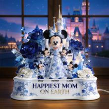 Load image into Gallery viewer, "Happiest Mom on Earth - Illuminate Your Love" - Personalized Acrylic Light Box - Gift for Mom, Grandma, and Special Women Light Box PopCulturePrints
