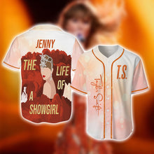 Load image into Gallery viewer, “Celebrate Your Unique Style: Personalized Life Of A Showgirl Baseball Jersey” AOP Products PopCulturePrints

