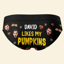 Load image into Gallery viewer, Personalized Halloween Boxer Briefs for Couples - Custom Face Design Boxer Briefs PopCulturePrints
