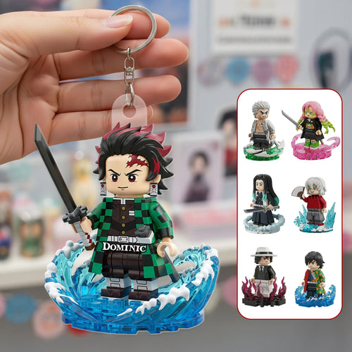 Custom Acrylic Keychain - Personalized Darkness Hunter Gift for Fans Keychains PopCulturePrints
