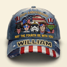 Load image into Gallery viewer, Celebrate Freedom with Style - Proud American 250th Anniversary Classic Cap - Personalized Gift for Patriots and Fans Caps PopCulturePrints
