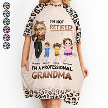 Load image into Gallery viewer, I&#39;m A Professional Grandma - Personalized Women&#39;s Sleep Tee Women&#39;s Sleep Tee PopCulturePrints
