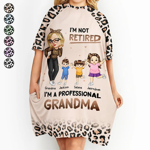 I'm A Professional Grandma - Personalized Women's Sleep Tee Women's Sleep Tee PopCulturePrints