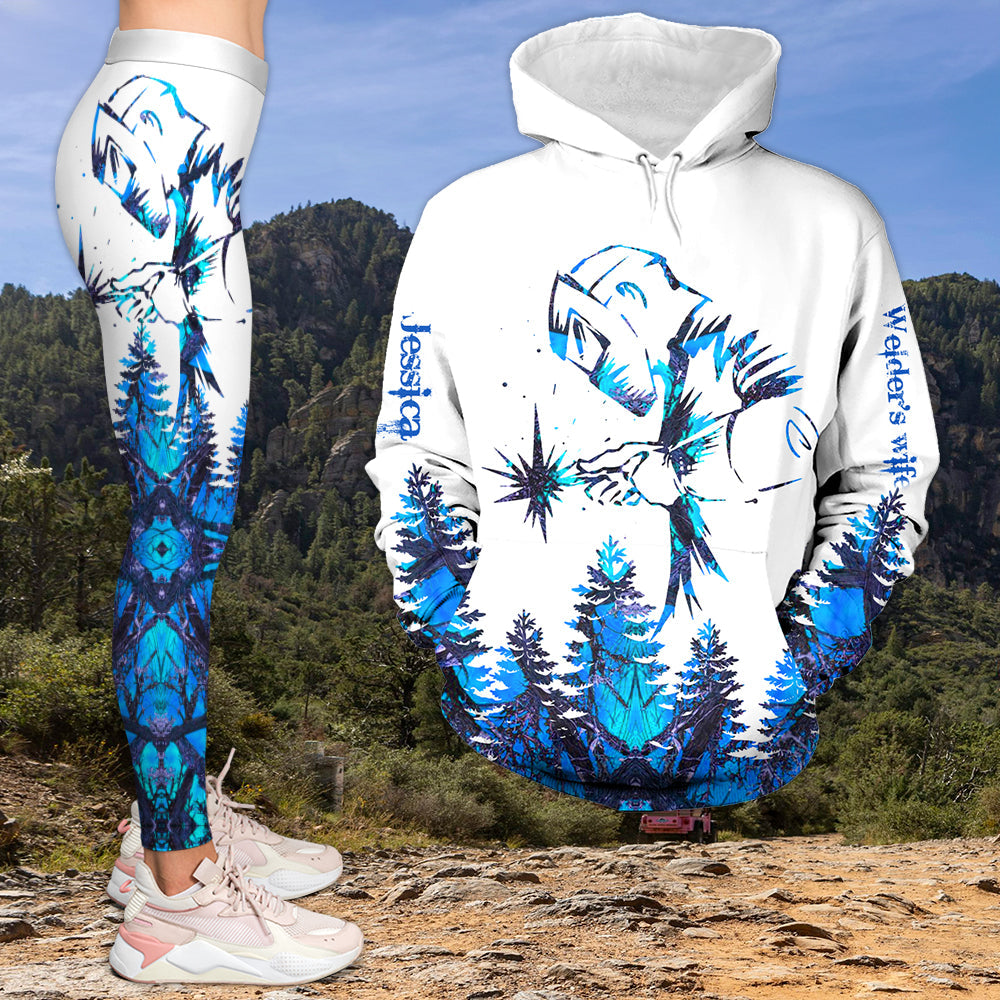 Custom Welder's Wife Hoodie & Leggings Set