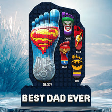 Load image into Gallery viewer, “Best Pixel Dad Ever” - Personalized Acrylic Plaque Gift for Dad, Grandpa &amp; More Shaped Plaques PopCulturePrints
