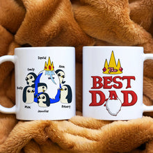Load image into Gallery viewer, Best Dad Custom Mug with Characters and Names Coffee Mug PopCulturePrints
