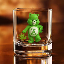 Load image into Gallery viewer, Funny Cartoon Bear Whiskey Glass - Perfect Personalized Gift for Cartoon Lovers Whiskey Glass PopCulturePrints
