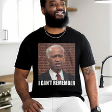 Load image into Gallery viewer, George Floyd Inspired Shirt - &#39;I Can&#39;t Remember&#39; Statement Tee Shirts PopCulturePrints
