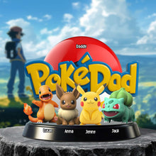Load image into Gallery viewer, “Celebrate the Best Dad with Style - Personalized Dad Acrylic Plaque - Unique Gift for Dad, Grandpa, and More” Shaped Plaques PopCulturePrints
