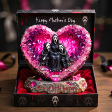 Load image into Gallery viewer, “Mom of Little Horrors” – Personalized Acrylic Plaque for Moms, Perfect Gift for Mother's Day Shaped Plaques PopCulturePrints
