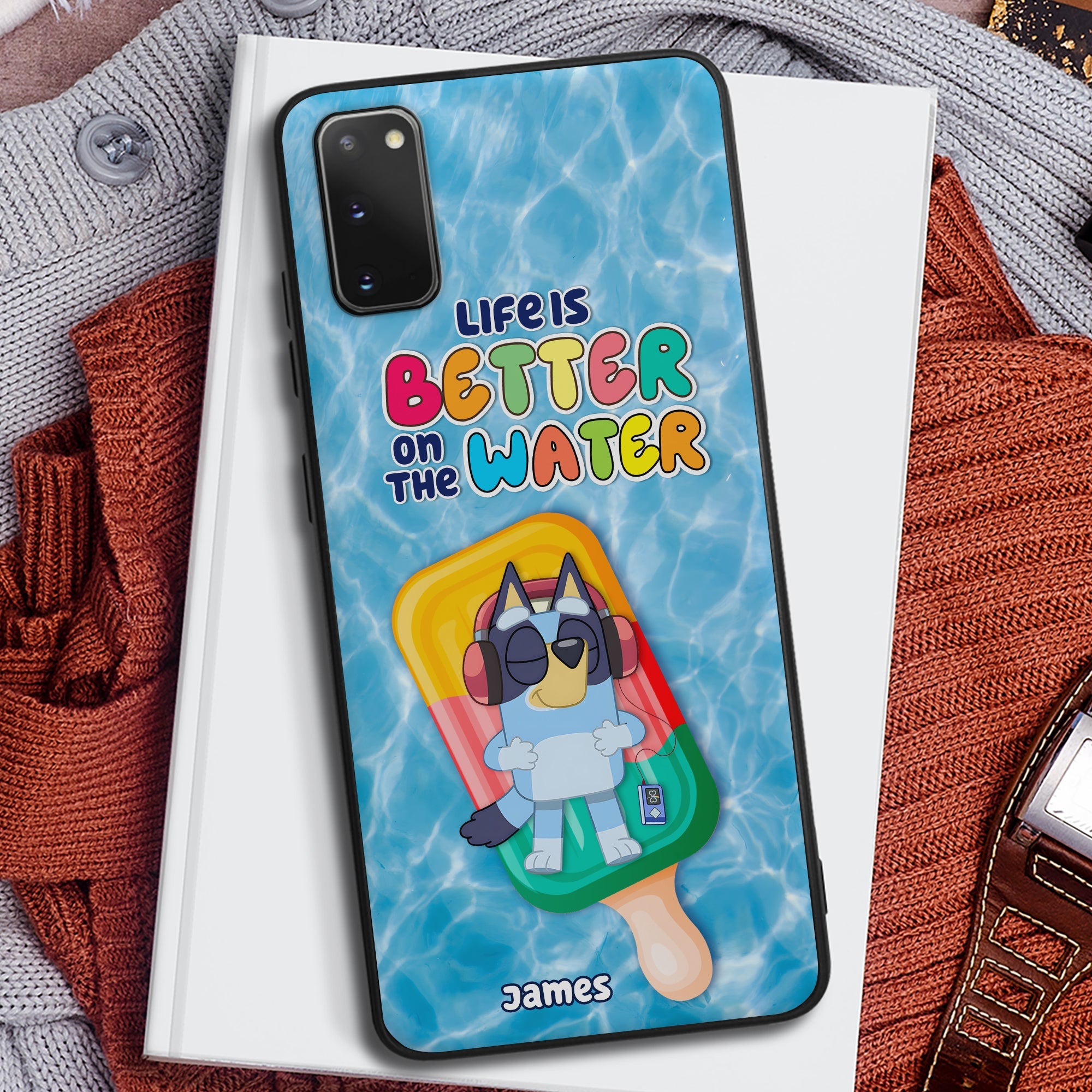 Personalized 'Life is Better on the Water' Phone Case for Fans