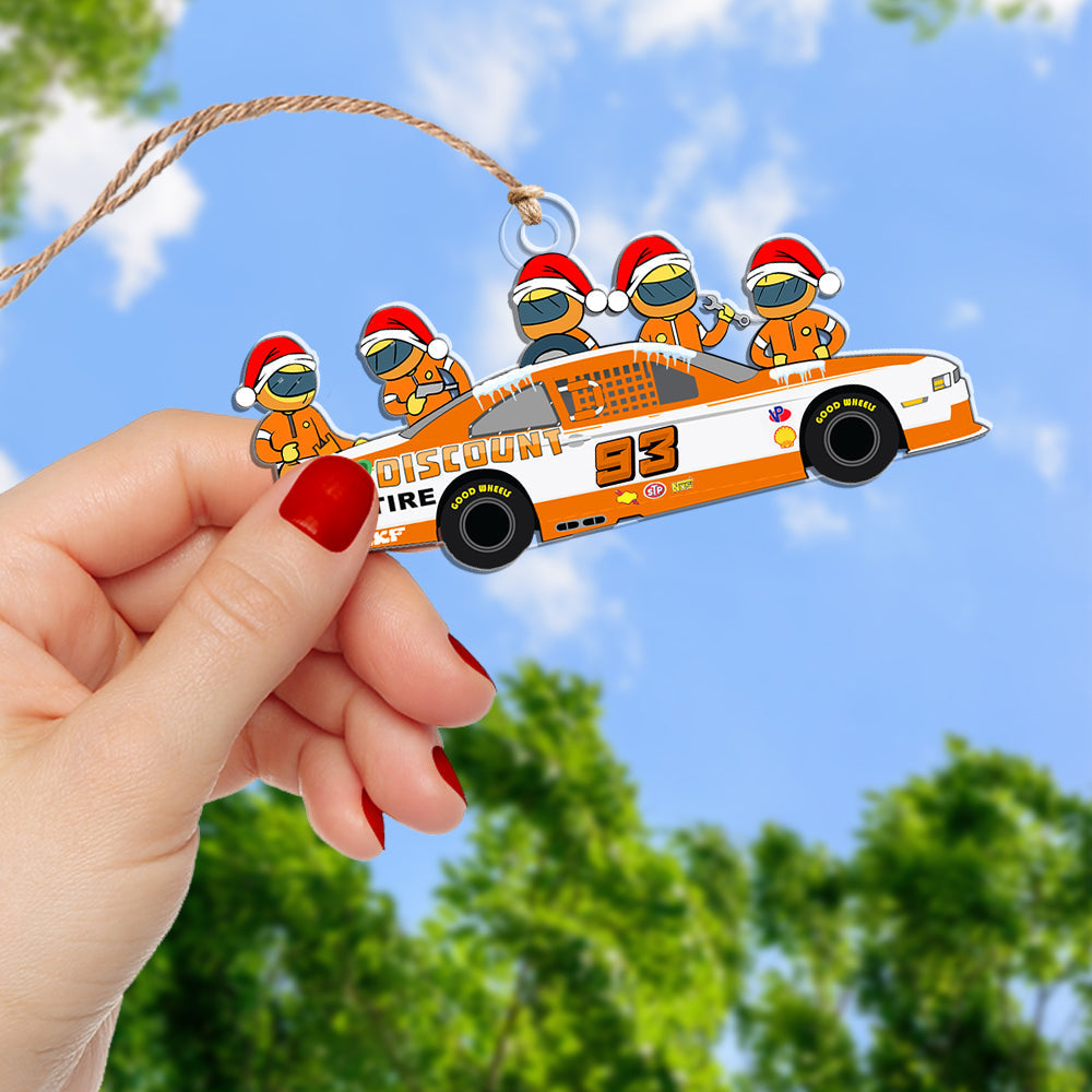 Custom Racing Team Christmas Ornaments - Personalized Holiday Gift Ornament PopCulturePrints