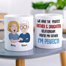 Load image into Gallery viewer, Personalized Father &amp; Daughter Funny Coffee Mug - Perfect Duo Coffee Mug PopCulturePrints
