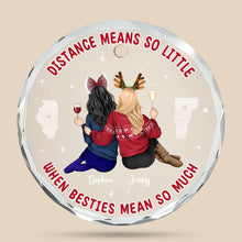 Load image into Gallery viewer, Personalized Christmas Ornament for Friends - Starry Night Design Ornament PopCulturePrints
