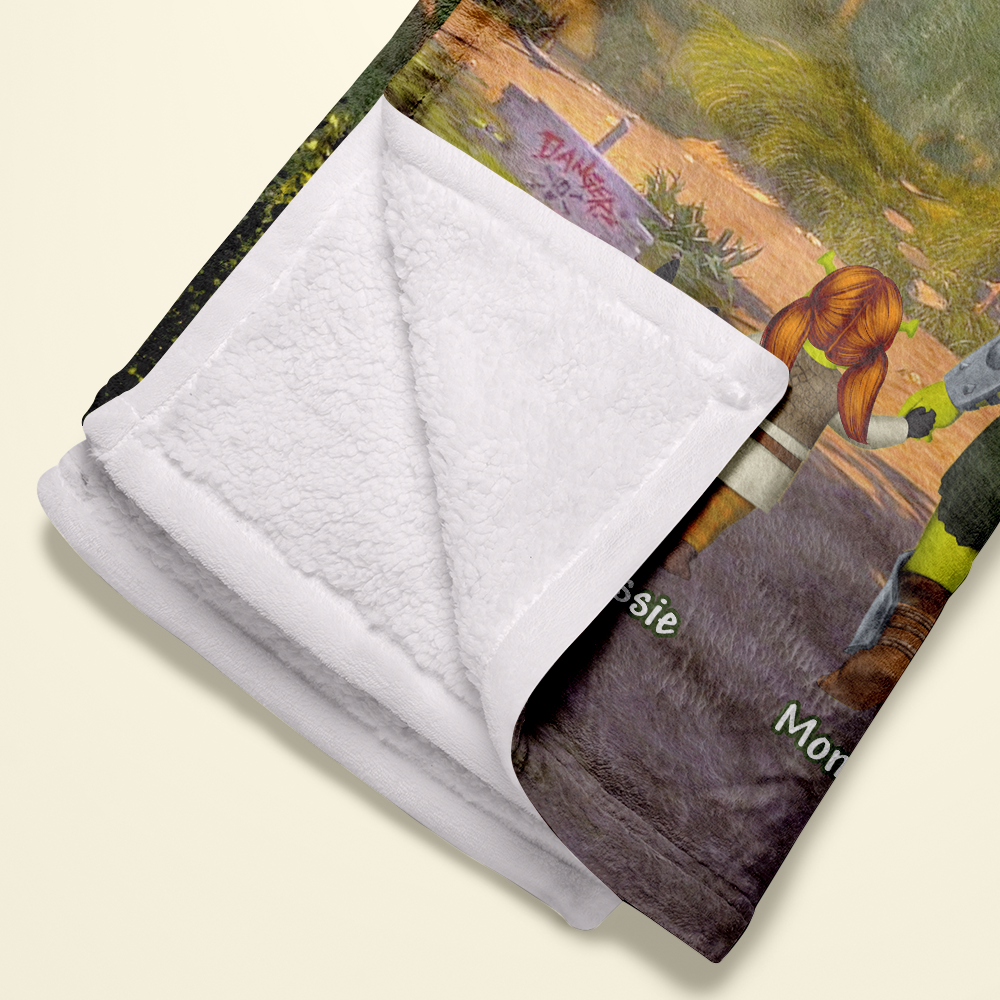 "You're Our Favorite Princess And Always Will Be" - Personalized Blanket for Mom - Perfect Gift for Moms, Grandmas, and Special Women Blanket PopCulturePrints