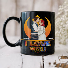 Load image into Gallery viewer, Personalized Couple Kissing Mug Set - Perfect Valentine&#39;s Day Gifts for Pop Culture Lovers Coffee Mug PopCulturePrints
