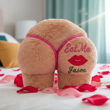 Load image into Gallery viewer, "Bring Laughter Home!" Cheeky Butt Pillow - Personalized Funny Gift for Couples Pillow PopCulturePrints
