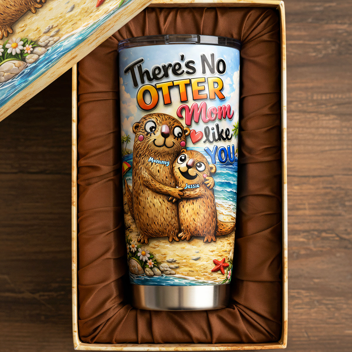 There's No Otter Mom Like You - Personalized Tumbler for Mother's Day Gifts Tumbler Cup PopCulturePrints