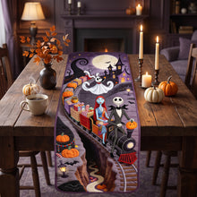 Load image into Gallery viewer, Spooky Couple Table Runner - Personalized Halloween Gifts For Couple 03haqn150826 Quilted Table Runner PopCulturePrints
