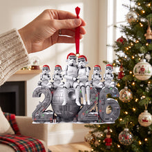 Load image into Gallery viewer, Celebrate the Galaxy - Personalized Space Christmas Ornament for Family
