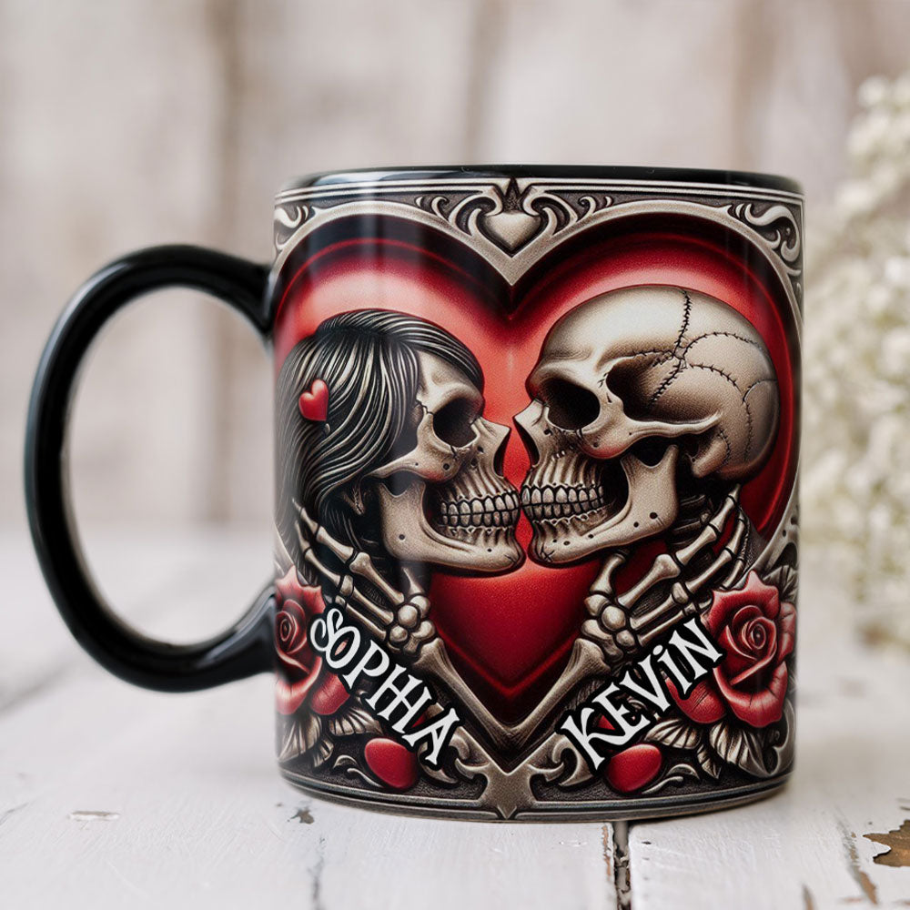 Personalized 3D Wind Spinner - Missing Piece Heart Gift for Couples Coffee Mug PopCulturePrints