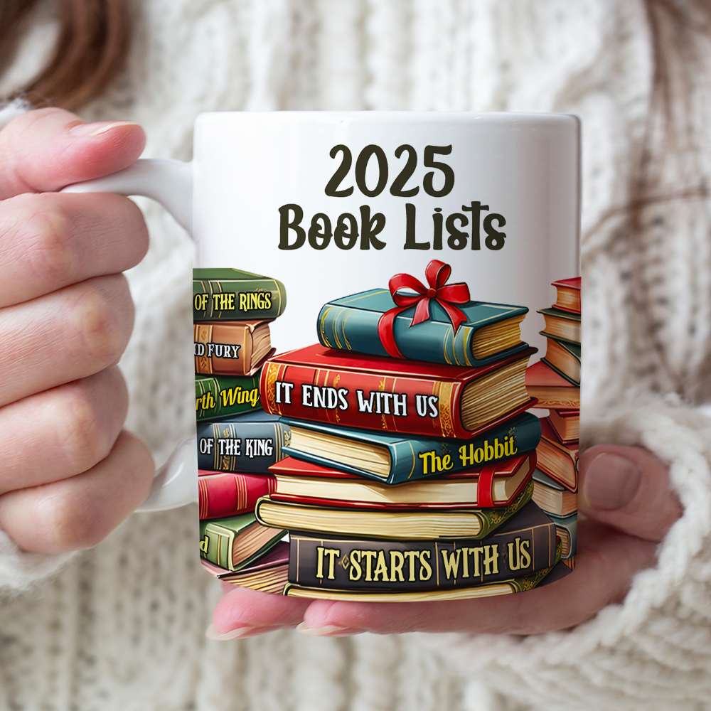 2025 Book Lover's Personalized Coffee Mug Coffee Mug PopCulturePrints