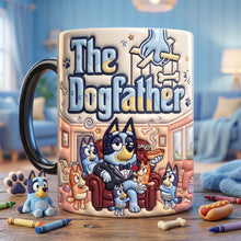 Load image into Gallery viewer, For the Best Dogfather Ever! - Cozy Puppy Dad Magic Coffee Mug - Personalized Gifts for Dads Coffee Mug PopCulturePrints

