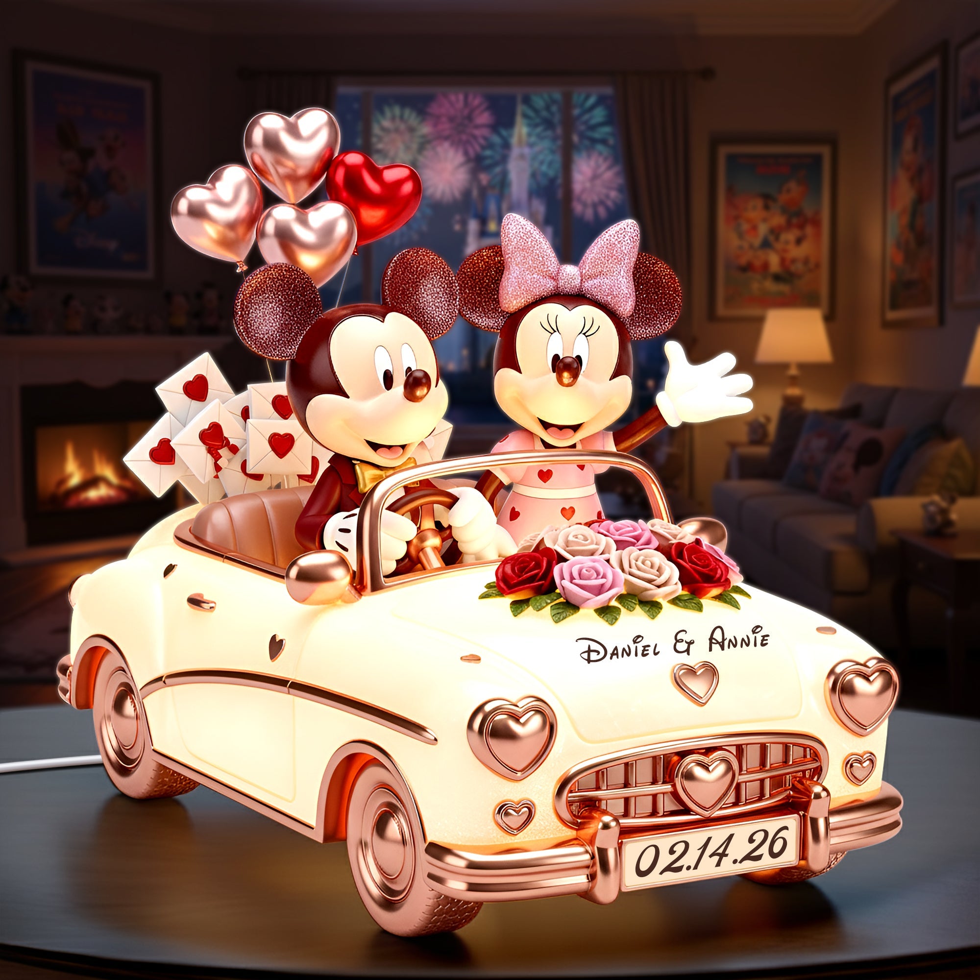 Love is in the Details - Couple Anniversary Acrylic Light Box, Personalized Gift for Couples Light Box PopCulturePrints