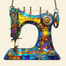 Load image into Gallery viewer, Sewing Suncatcher Ornament - Perfect Personalized Gift for Sewing Lovers Ornament PopCulturePrints
