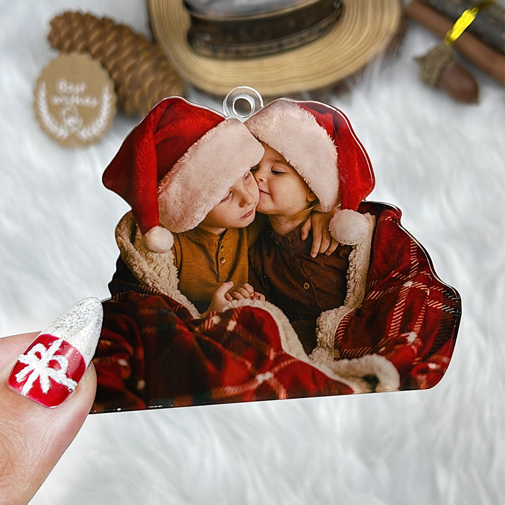 Personalized Baby Christmas Ornament - Custom Photo Decor Ornament PopCulturePrints