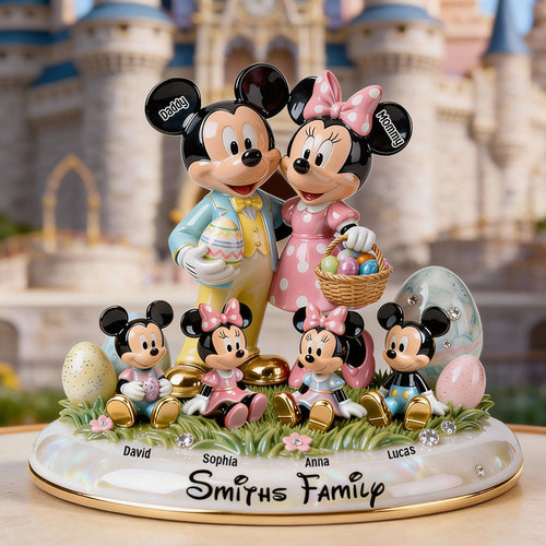 Celebrate Family Togetherness - Personalized Easter Gifts for Families - Custom Acrylic Plaque Shaped Plaques PopCulturePrints
