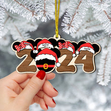 Load image into Gallery viewer, Personalized Family Christmas Ornament 2024 Ornament PopCulturePrints
