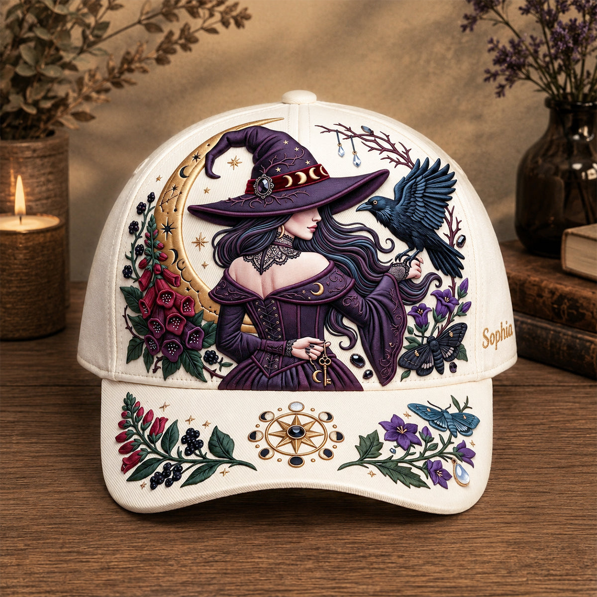 Enchanting Magic Awaits - Enchanted Witch Personalized Classic Cap