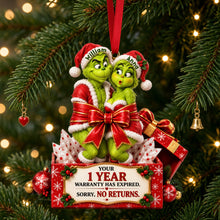 Load image into Gallery viewer, Love Tied with a Bow: Personalize Your Couple Ornament for Christmas Ornament PopCulturePrints
