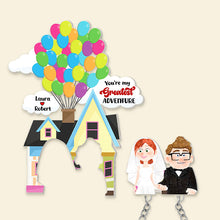 Load image into Gallery viewer, Personalized Couple Key Holder - Valentine's Day Gifts - Greatest Adventure Gift Key Holder PopCulturePrints
