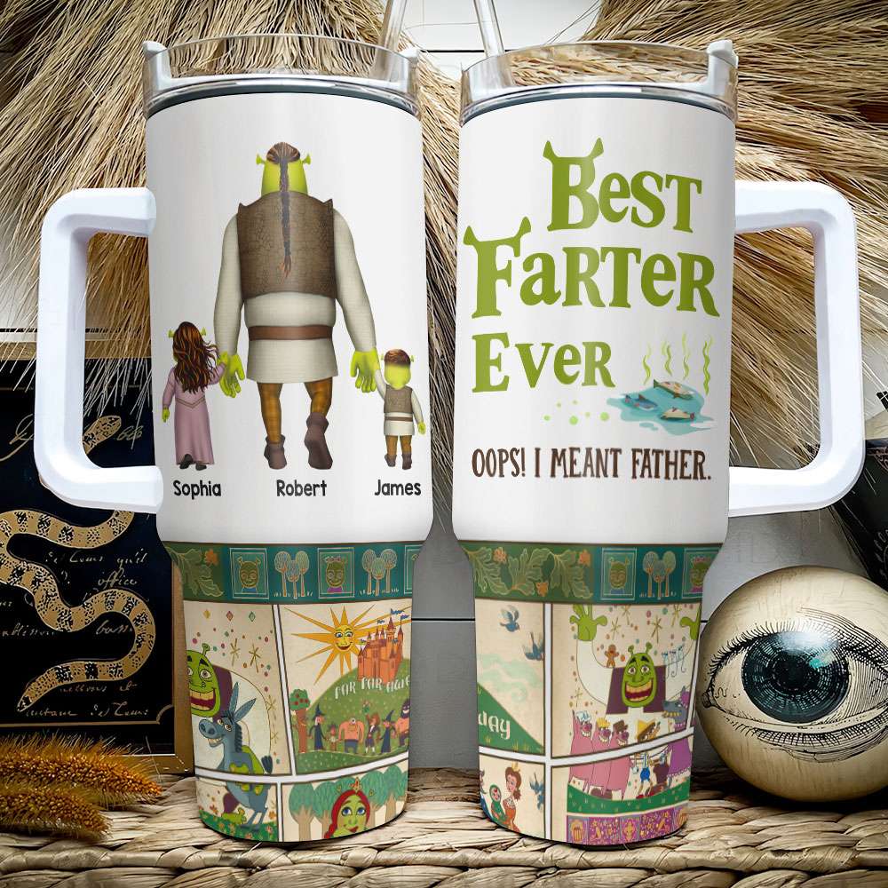 Personalized Funny Dad Tumbler - Best Farter Ever Tumbler Cup PopCulturePrints