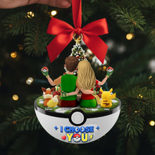 Load image into Gallery viewer, I Choose You Ornament - Personalized Gift for Couples Ornament PopCulturePrints
