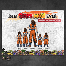 Load image into Gallery viewer, You&#39;re Our Hero - Personalized Super Mom Jigsaw Puzzle - Unique Gift for Mom and Grandma Jigsaw Puzzles PopCulturePrints
