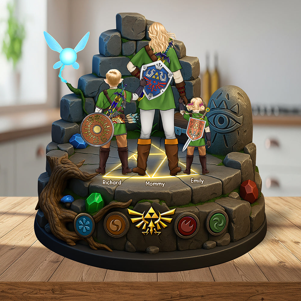 “Adventure Awaits: A Personal Touch for Mom” – Personalized Acrylic Plaque Gift for Mom Shaped Plaques PopCulturePrints