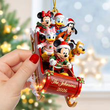 Load image into Gallery viewer, "Celebrate Togetherness!" - Personalized Childhood Christmas Ornament - Unique Gift for Families, Friends, and Kids

